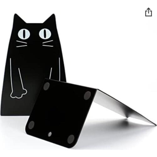 You Bella LL Cats Models Book Ends for Bookshelfs, Office, Bookends for Shelves, Book Ends for Heavy Books, Heavy Duty