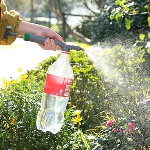 Garden Watering Head Water Mist Sprinkler Adjustable High Pressure Spray Nozzle for Household Garden Planting Decor
