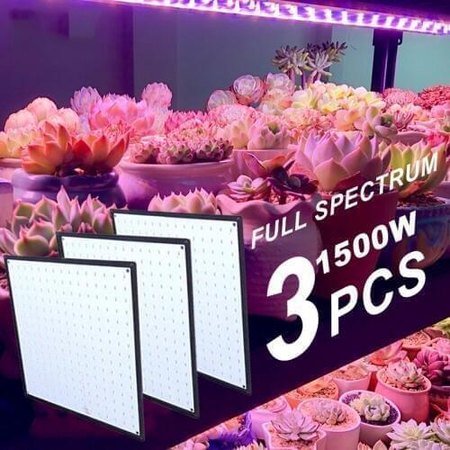 1500W 1000W Full Spectrum Indoor LED Grow Lamp For Plant Growing Light Tent Fitolampy Phyto UV IR Red Blue 225 Led Flower Seed