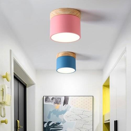 Surface mounted downlight led ceiling light nordic style living room home corridor aisle light cloakroom lighting fixtures