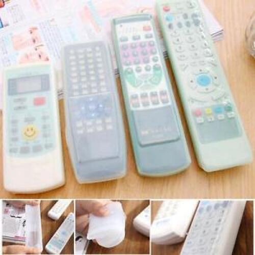 TREACHI 2018 Hot Silicone Protective Case Cover Skin For TV Remote Control Dust Cover Holder Organizer Home Accessories Supplies