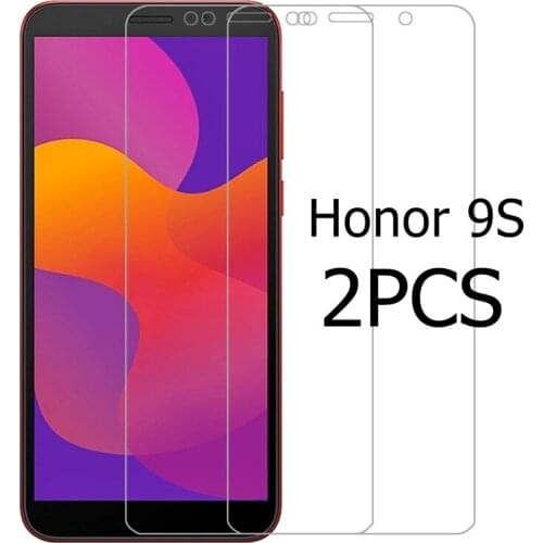 Honor 9S Glass Cover Tempered Glass for Huawei Honor9S Screen Protector Protective Phone Glass Case 5.45'' Film Honer 9 S Glass