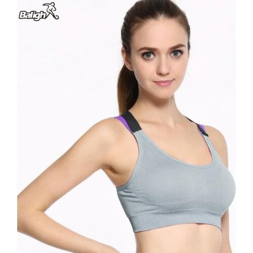 Women Gym Workout Yoga Sports Bra Fitness Padded Racerback Running Tank Tops Bras