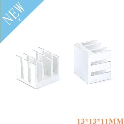 5pcs Aluminum Cooling 13X13X11mm Chipset Heat Sink RAM Radiator Heatsink Cooler Diy