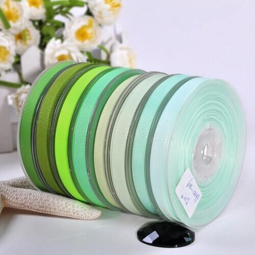 75 MM Width 100% polyester 3 inch solid plain Grosgrain Ribbon 50Y brown color