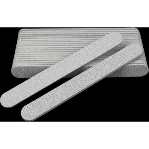 50Pcs Straight lime a ongle professionel Grey Nail Buffer UV Gel Polish Polisher Double Sided Sanding Nail Files Beauty Tools