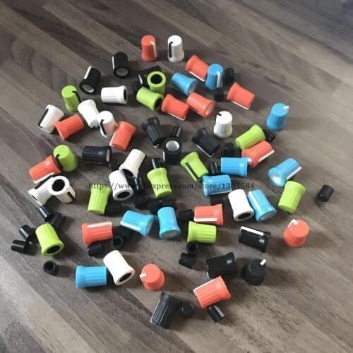 500pcs Rotary Knob NI For Traktor Kontrol Z1 Z2 S2 S4 S5 S8 DJ Controller Mixer
