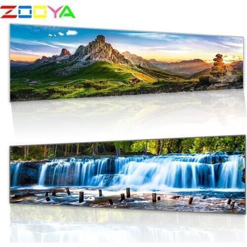 Zooya Full Square Diamond Painting Cross Stitch 5D Diy Diamond Embroidery Scenery Needlework Rhinestone Mosaic Home Decor Sp005