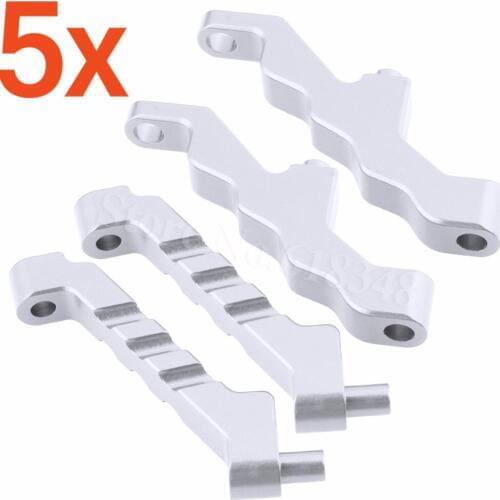 5 Sets/Lot Aluminum Rear Shock Tower Brace Post Mount For 1/5 HPI Baja 5B 5SC 5T 5R SS 85438 Upgrade Parts CNC Anodized