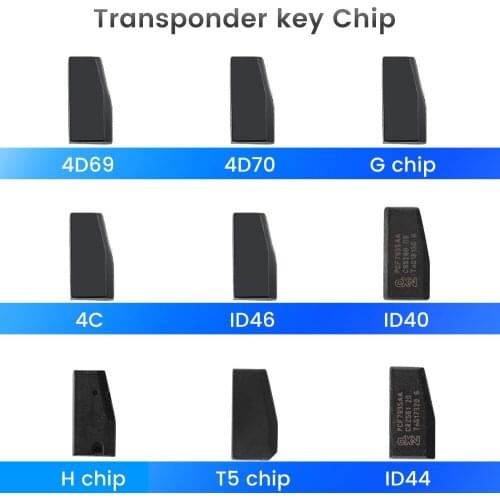 Dandkey Car Accessories Transponder Chip Fob 4D69 4C H T5 ID40 ID46 ID44 G 4D70 Original Blank Remote Key Chip Locksmith Tool