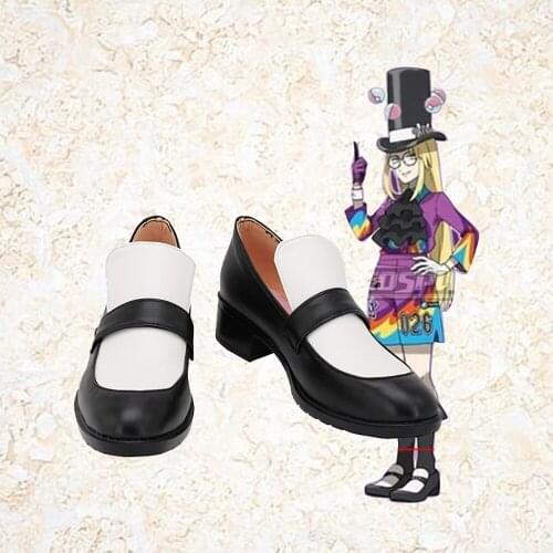 Avery Shoes Cosplay Pokemon Sword/Shield Avery Cosplay Boots Black Shoes Custom Made Any Size