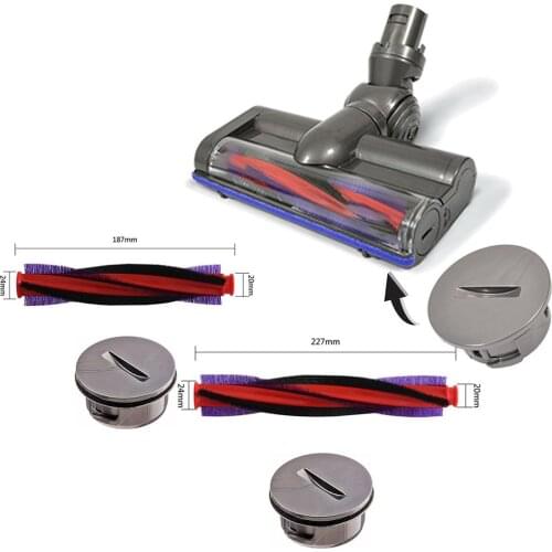 Brushroll End Cap And Brushes Replacement For Dyson V6 Animal,V6 Fluffy,DC58,DC59,DC61,DC62 Attachment Absolute965665-03Replace