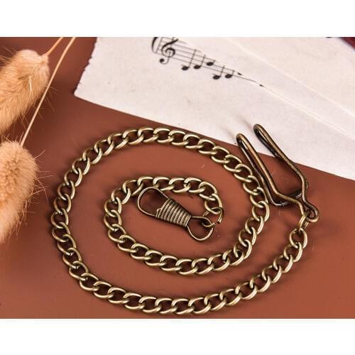Watch Chains Chain For Antique Quartz Vintage Pocket Watch Bronze Alloy Pocket