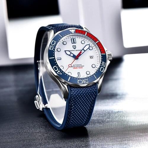 PAGANI DESIGN New Fashion Brand Mens Automatic Watches 100M Waterproof Casual Business Wristwatch Japan NH35A Watches PD-1667