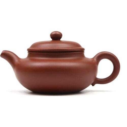 Huang Long Shan Rude Ore Dahongpao Pot Filter Xishi Teapot 300ml Wangguowang Handmade Purple Clay Customized Gifts Authenti
