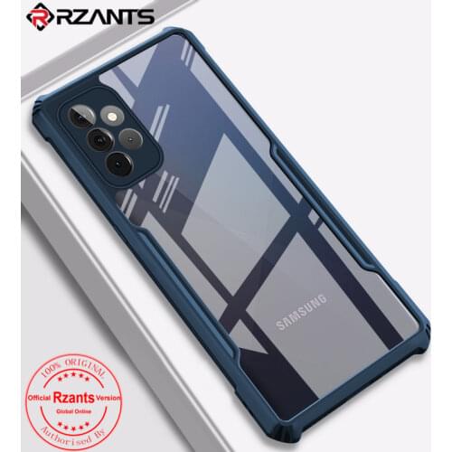 Rzants for Samsung Galaxy A52 A72 case Blade Airbag pumper Shockproof Casing Transparent Phone Shell Funda Soft Cover
