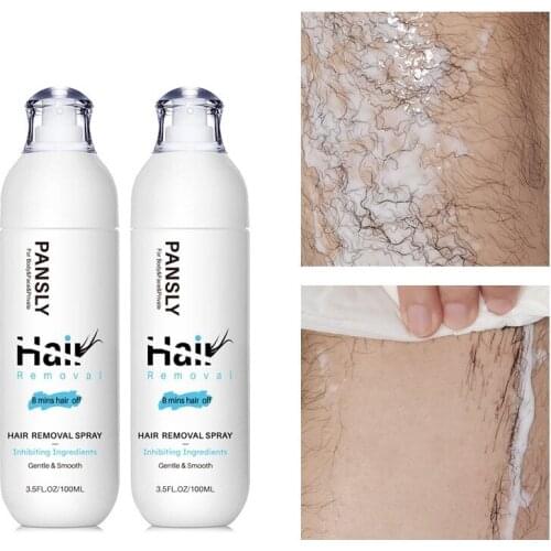 Hair Remover Inhibitor Spray Facial Wax for Depilation Beard Bikini Intimate Face Leg Body Armpit Painless Removal Cream