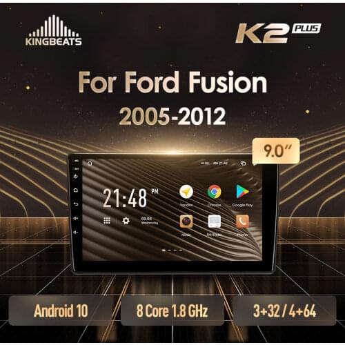 KingBeats Android Octa-Core head unit HU 4G in Dash Car Radio Multimedia Video Player Navigation GPS For Ford Fusion 1 2005 - 2012 no dvd 2 din Double Din Android Car Stereo 2din