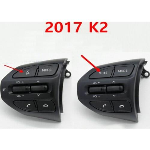 For kIa 2017 K2 Steering wheel button Bluetooth phone refitting button switch
