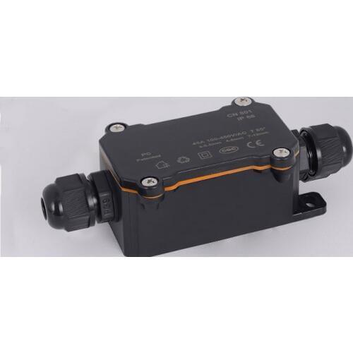 Outdoor waterproof junction box set with waterproof head outdoor sealing junction box free filling glue buried lamp connector