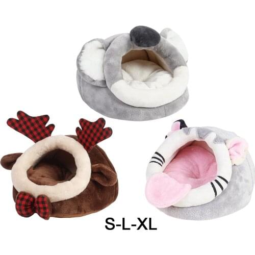 Rabbit Guinea Pig Hamster House Bed Cute Small Animal Pet Winter Warm Squirrel Hedgehog Chinchilla House Cage Nest Hamster Accs