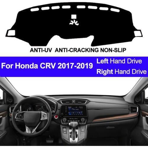 Car Dashboard Cover For Honda CRV 2017 2018 2019 Dash Mat Pad Dash Board Cover Carpet Auto Sun Shade DashMat Car Styling