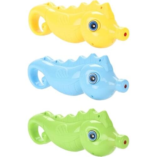 Cartoon Cute Animal Bath Toys for Kids Pulling Type Handheld Water Pipe Water Floating Beach Bath Playing Toys for Children