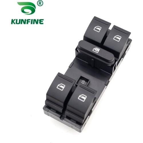 Car Window Controller Switch Button Car Window Lifter Control Switch for SKODA Green light OEM No. 1Z0 959 857