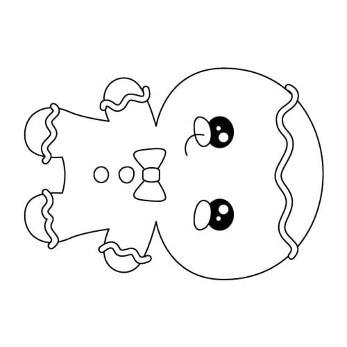 Gingerbread Man stamp Clear Stamp for Scrapbooking Transparent Silicone Rubber DIY Photo Album Decor 1266