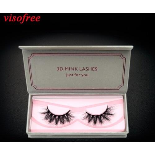 Visofree Eyelashes Makeup Mink eyelashes Handmade Full Strip Lashes Natural Long 3D Mink Lashes Cruelty-free False Eyelashes E11