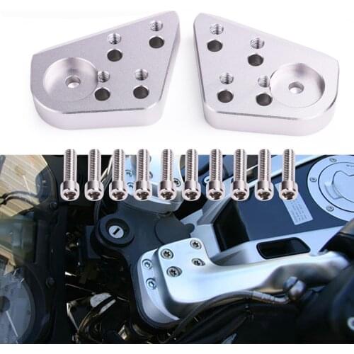 Silver Handlebar Riser For BMW R1200RT R1150RT R1100RT R1100R R1150R R 1100 1150 1200 RT R Motorcycle Accessories Parts