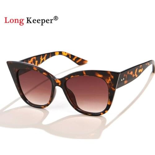 2021 Classic Vintage Cat Eye Sunglasses Women Oversized Sunglasses Women Men Retro Black Luxury Sun Glasses Goggle Oculos UV400