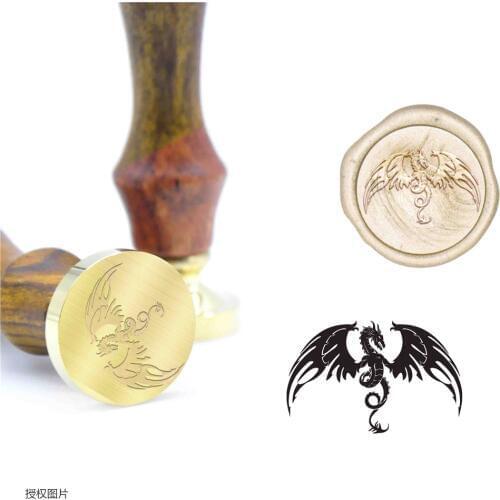 Spitfire dragon shape Wax Seal Stamp B12 Custom sealing wax Stamps DIY stamps handle for wedding invitations sealing