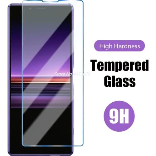 9H Screen protector glass for Sony Xperia 10 5 1 II Tempered glass films for Sony XA1 Plus Ultra XZ1 Compact Protective Film