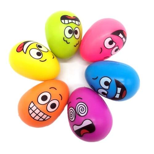 Pet Chew Toy Bite-resistant Cat Dog Interactive Training Molar Ball Colorful Fake Egg Elasticity Solid Balls TPR Bouncing Balls