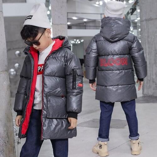 Winter Overalls Girls Boys coat jacket 2020 Warm Hooded Coat Children Cotton-padded Clothes Boy Down Jacket