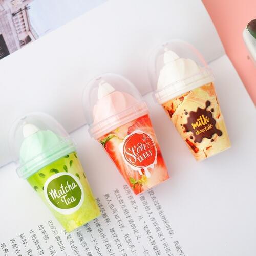 1X 6 Meters Long My Ice Cream Milk Tea Mini Correction Tape School Office Supply Student Stationery Kids Gift
