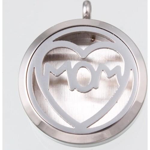 2017 Top Quality Perfume Locket Set Stainless Steel Aromatherapy Essential Oil Diffuser Locket Pendant Setting 10Pcs Free Pads