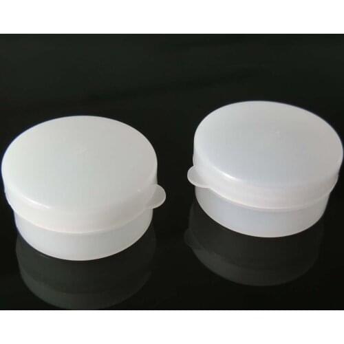 3pcs Ointment Box Round Empty Transparent Ointment Box Cream Vial Ointment Sample Plastic Container Mini Medicine Box