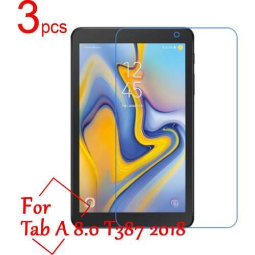 3pcs Clear/Matte/Nano Screen Protectors Cover for Samsung Galaxy Tab A 8.0 P205 P200 T387 with S Pen 2018 2019 Protective Film