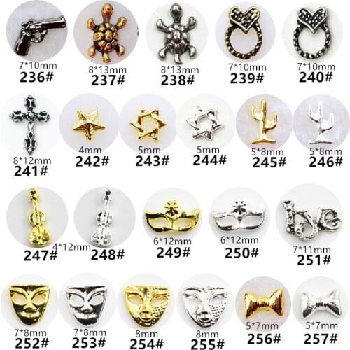 50pcs/pack Japan Korea 3D Nail Art Decorations Kawaii Mask Bowknot Accessories Nail Parts DIY Charm Alloy Nail Material Supplies