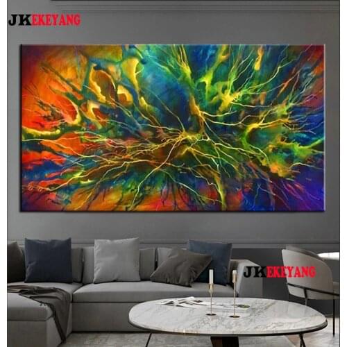Large size diy 5D diamond painting Full drill Abstract flower diamond embroidery mosaic cross stitch Y4446