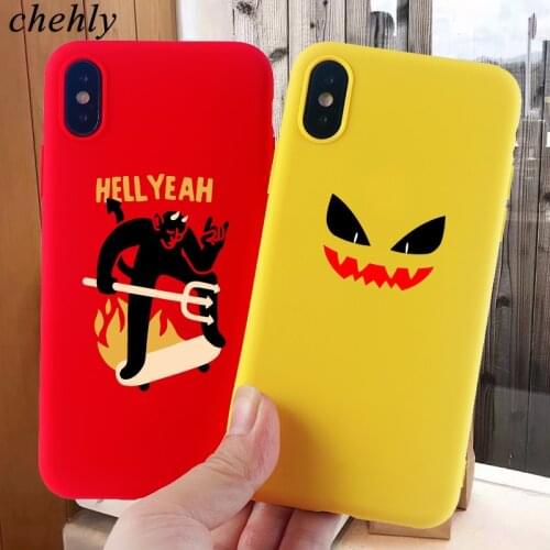 Halloween Phone Case for iPhone 6s 7 8 11 12 Mini Plus Pro X XS Max XR SE Cases Soft Silicone Fitted TPU Back Accessories Cover
