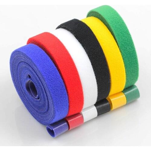 Colorful Velcros Adhesive Sticker Hook and Loop Fastener Color Tape Cable Ties Sewing Accessories Magic Tape Boob