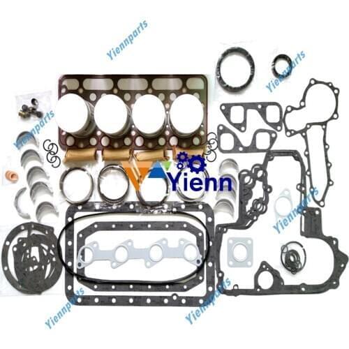 V1302 Overhaul Rebuild Kit Full Gasket Piston Ring Bearing For Kubota Tractor Loader Excavator Diesel Engine Repair Parts