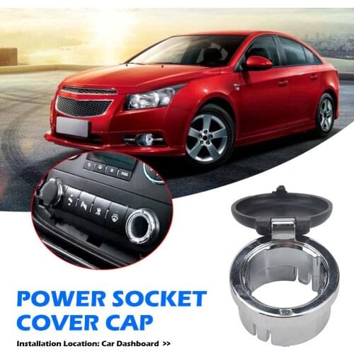 Power Outlet Cover Receptacle Cap Unique Parts Portable Car + Retainer 20983936 Ornaments for Chevy SILVERADO 1500