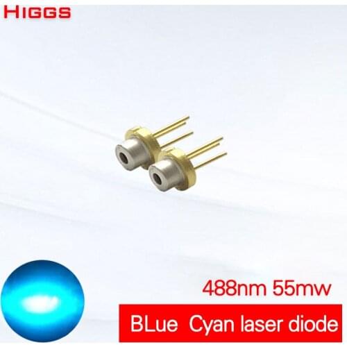 High quality 488nm 55mw Blue cyan light laser diode Medical equipment devices laser module part Customizable