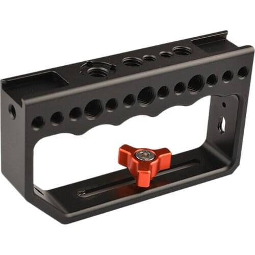 Top Deals Camera Handle Universal Camera Stabilizing Grip With Cold Shoe Mount 1/4Inch 3/8Inch Screw Holes For Camera Photograph