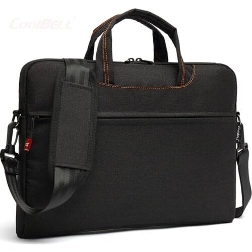 Men 13.3"15.6"17.3" Inch Hand-Held Business Travel Macbook Air Pro Laptop Briefcase Portfolio Crossbody Handbag Satchels Bag