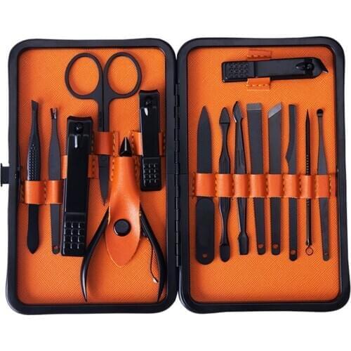 Stainless Steel Beauty Set 18 Pcs/Set Nail Clippers Nail Clippers Nail Manicure Tool Set Trimmer With Portable